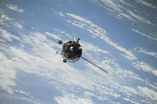 Satellite in space