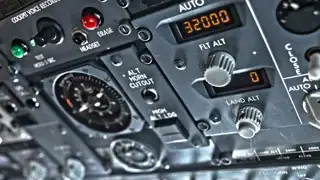 Overhead panel of an airliner